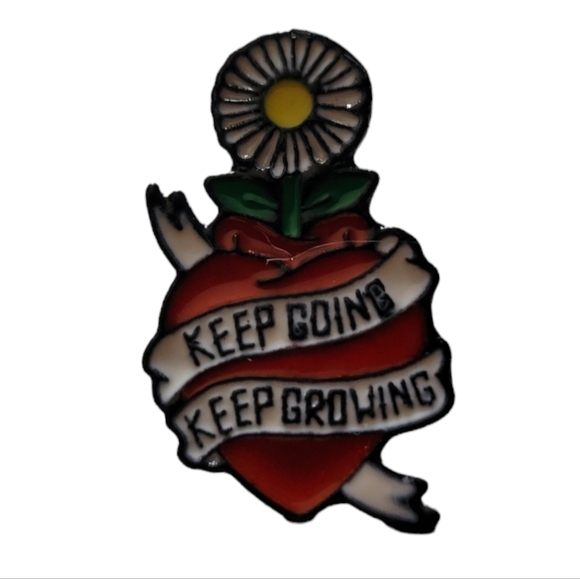 Motivational enamel pin - Picture 2 of 3